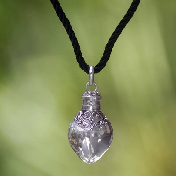 Alternate image for Sterling silver pendant necklace Precious Promise