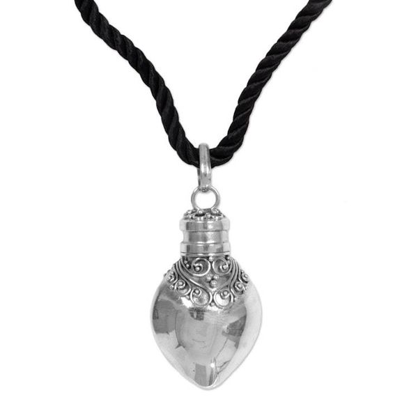 Alternate image for Sterling silver pendant necklace Precious Promise