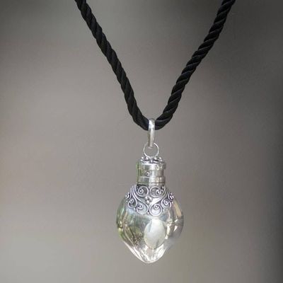 Alternate image for Sterling silver pendant necklace Precious Promise
