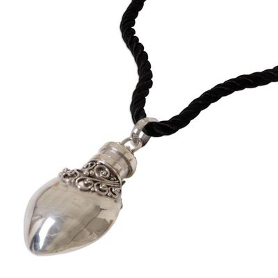 Alternate image for Sterling silver pendant necklace Precious Promise