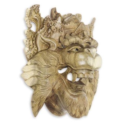 Alternate image for Balinese Mythic Monkey Mask Monkey King Subali