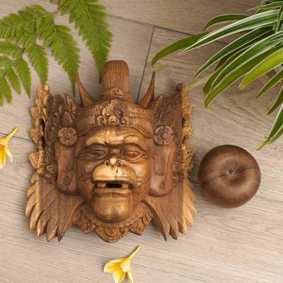 Alternate image for Balinese Mythic Monkey Mask Monkey King Subali
