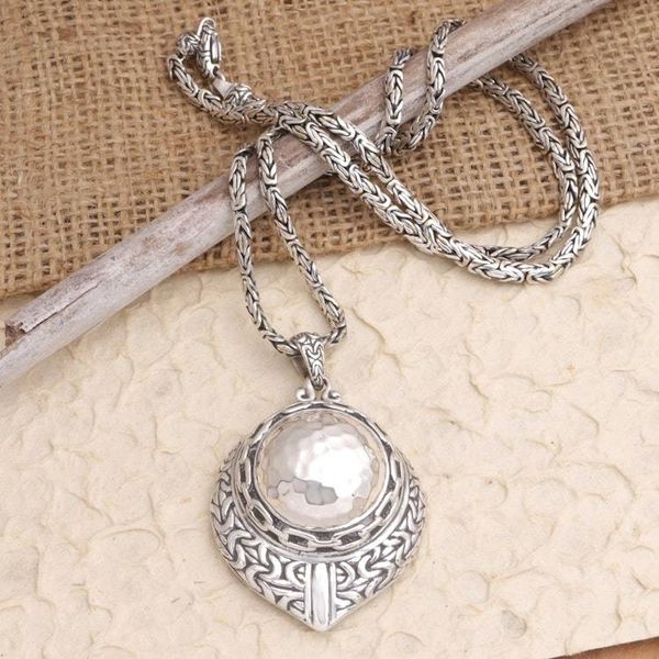 Alternate image for World Peace Project Sterling Silver Peace Necklace Peace at Heart