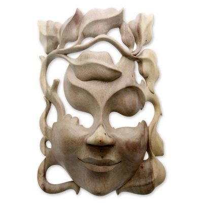 Alternate image for Handcrafted Contemporary Leaf Mask Quirky