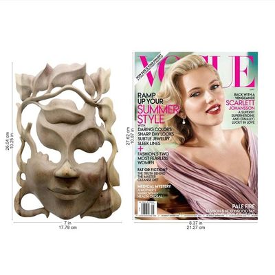 Alternate image for Handcrafted Contemporary Leaf Mask Quirky
