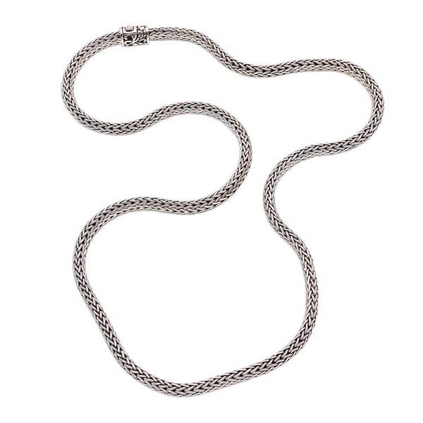 Alternate image for 22-Inch Sterling Silver Foxtail Chain Necklace from Bali Royal Desire
