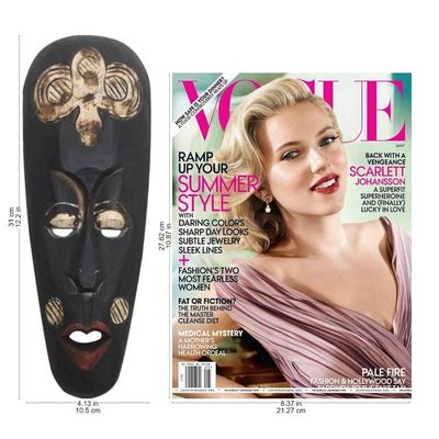 Alternate image for Lombok Style Rinjani Tribe Wall Wood Mask Carved by Hand Rinjani Ancestor