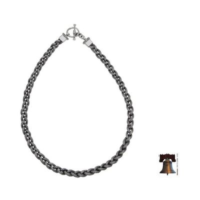 Alternate image for Mens sterling silver necklace Naga Braid