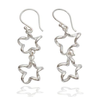 Primary image for Fantasy-Inspired Star-Themed Sterling Silver Dangle Earrings Forever Constellation
