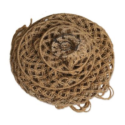 Alternate image for Jute Macrame Indoor Decorative Accent and Hanging Lamp Organic Touch