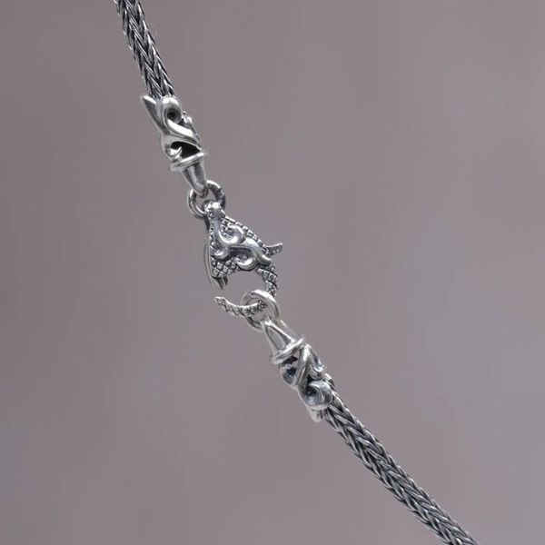 Alternate image for Sterling Silver Sword Pendant Necklace from Indonesia Sword of Airlangga