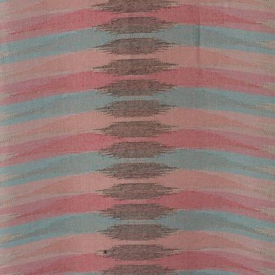 Alternate image for Pastel-Palette Handwoven Fringed Striped 100 Modal Shawl My Pastel Paths