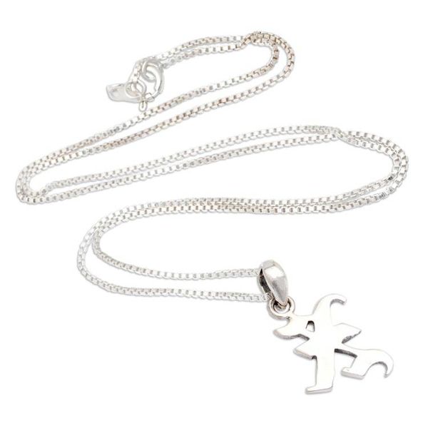 Alternate image for High-Polished Sterling Silver Letter X Pendant Necklace Letter X