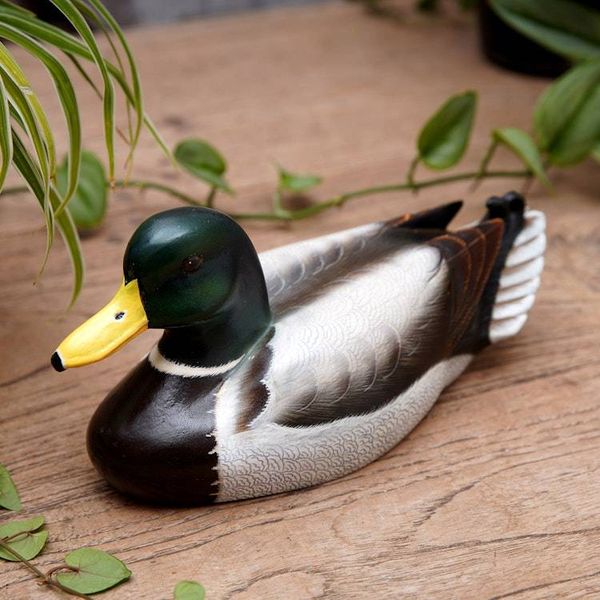 Alternate image for Wood Duck Sculpture Male Mallard