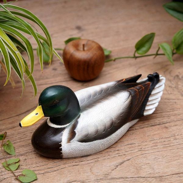 Alternate image for Wood Duck Sculpture Male Mallard