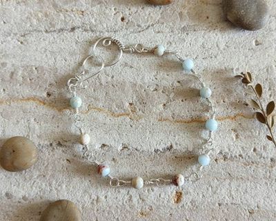 Alternate image for Aqua Terra Jasper Sterling Silver Bracelet