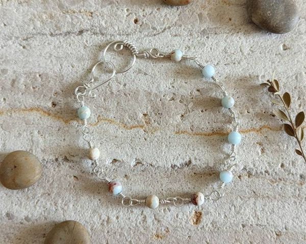 Alternate image for Aqua Terra Jasper Sterling Silver Bracelet