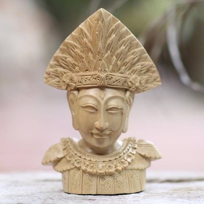 Alternate image for Hand Carved Crocodile Wood Sculpture from Bali Baris Gede