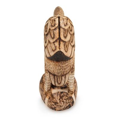 Alternate image for Nature-Inspired Hand-Carved Mobile Duck Pule Wood Sculpture Ode of Ducks