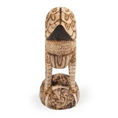 Alternate image for Nature-Inspired Hand-Carved Mobile Duck Pule Wood Sculpture Ode of Ducks