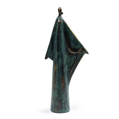 Alternate image for Avant-Garde Antiqued Resin Sculpture of Woman with Open Arms Antique Hugs