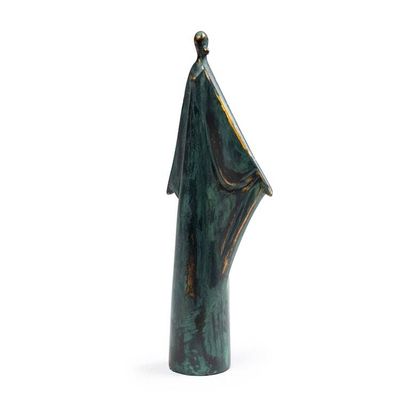 Alternate image for Avant-Garde Antiqued Resin Sculpture of Woman with Open Arms Antique Hugs