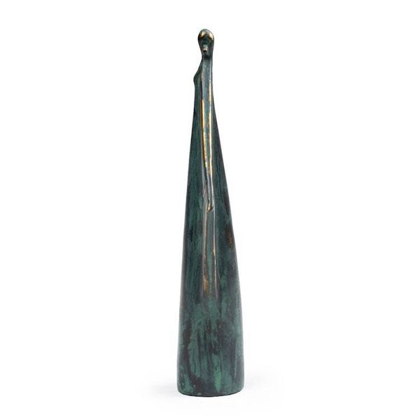 Alternate image for Avant-Garde Antiqued Resin Sculpture of Woman with Open Arms Antique Hugs