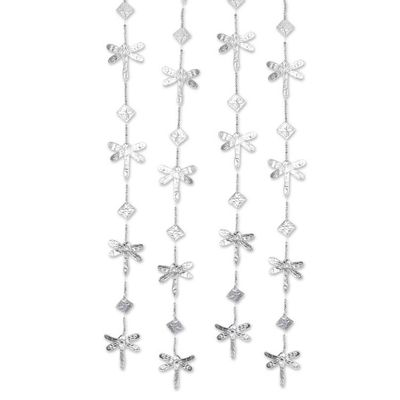 Alternate image for Aluminum Dragonfly-Themed Holiday Garland Set of 4 Gossamer Holiday