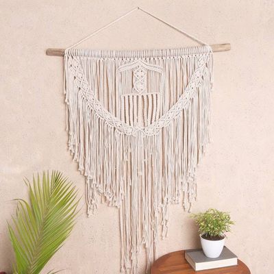 Primary image for Hand Made Cotton Macrame Wall Hanging Banyumala Waterfall