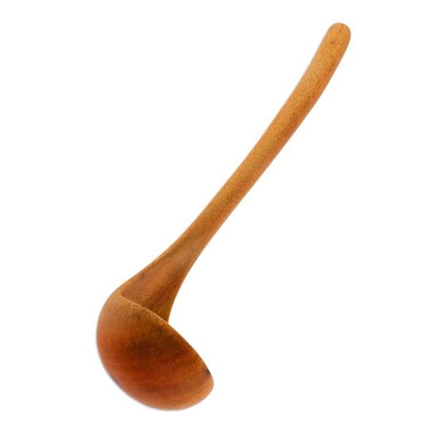 Alternate image for Central American Wood Ladle Serving Utensil  Maya Soup