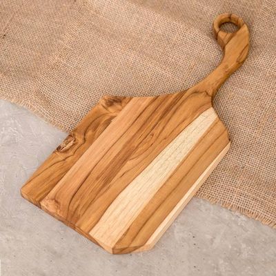 Primary image for Natural Teak Wood Serving and Charcuterie Board Natural Trend