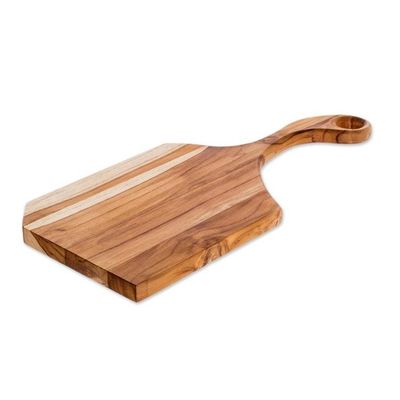 Alternate image for Natural Teak Wood Serving and Charcuterie Board Natural Trend