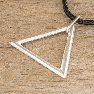 Primary image for Triangular Pendant Necklace Divine Geometry
