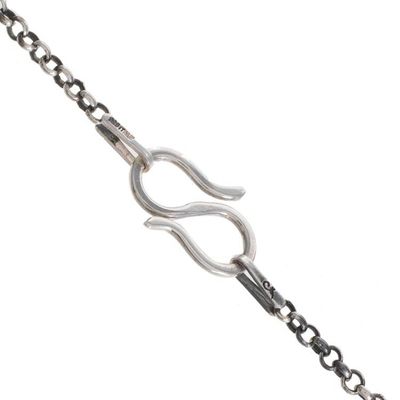 Alternate image for Sterling Silver Pendant Necklace Crafted in Guatemala Iximche Jaguar