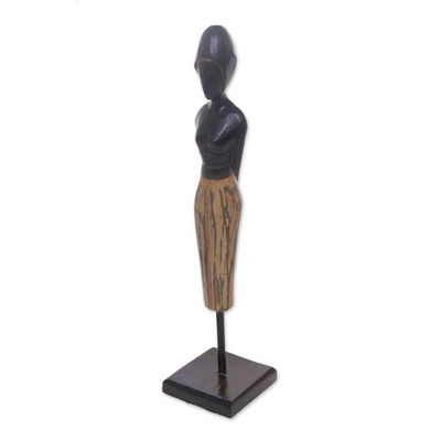 Alternate image for Wood sculpture Waiting