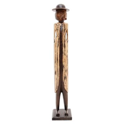 Alternate image for Wood sculpture Undercover Officer