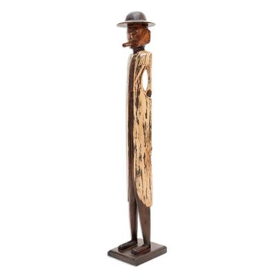 Alternate image for Wood sculpture Undercover Officer
