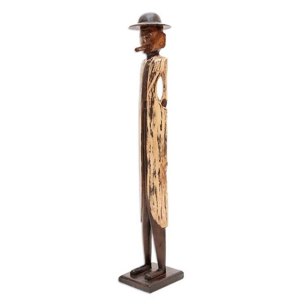 Alternate image for Wood sculpture Undercover Officer