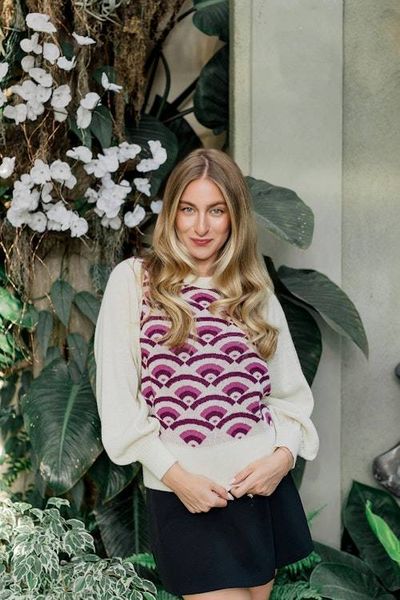 Alternate image for Seashell Collection Lightweight Sweater