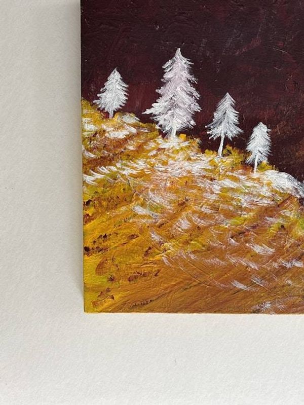 Alternate image for First Snowfall Painting