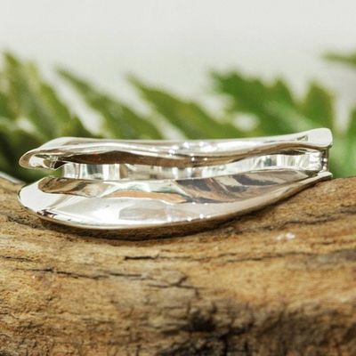 Alternate image for Double Wave Sterling Silver Ring from Mexico Sterling Waves
