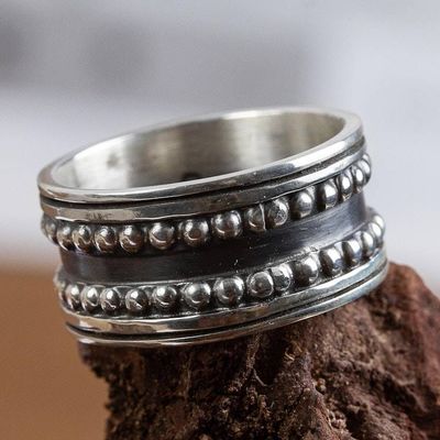 Alternate image for Mens Taxco Silver Band Ring Sierra