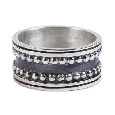 Alternate image for Mens Taxco Silver Band Ring Sierra