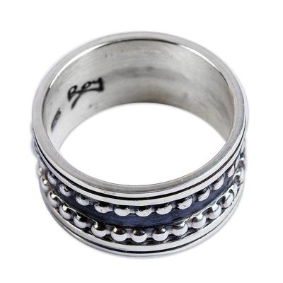 Alternate image for Mens Taxco Silver Band Ring Sierra