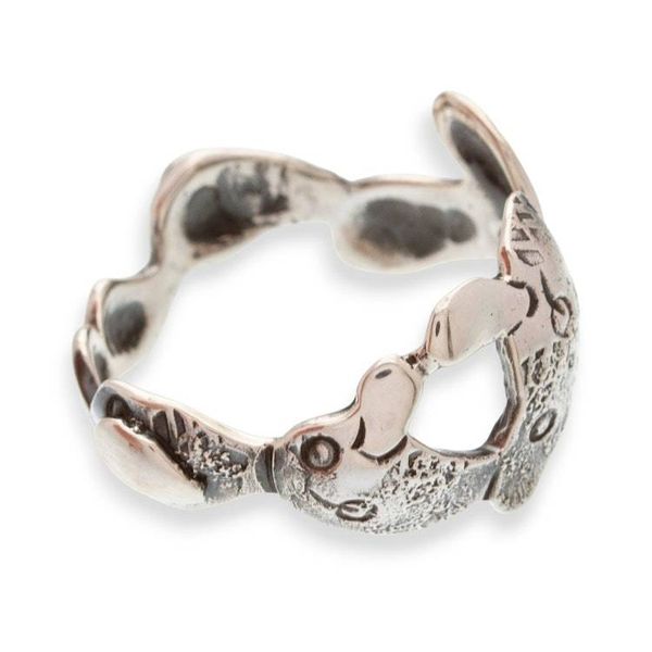 Alternate image for Mens Band Ring Fair Trade Jewelry Aztec Nopal