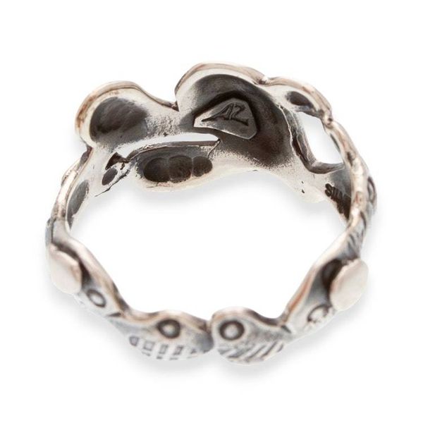 Alternate image for Mens Band Ring Fair Trade Jewelry Aztec Nopal