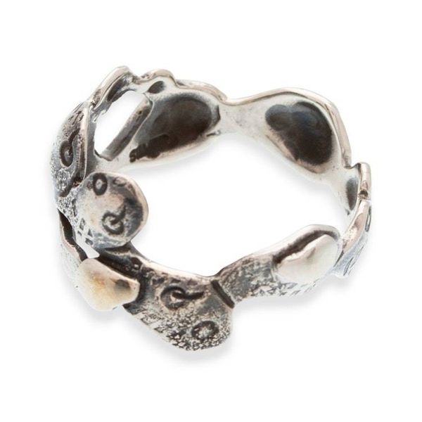 Alternate image for Mens Band Ring Fair Trade Jewelry Aztec Nopal