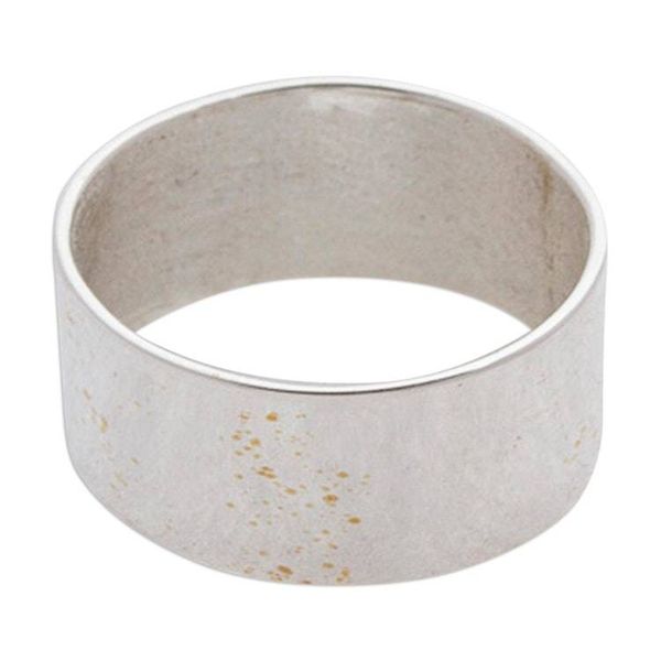 Alternate image for Handcrafted Polished Sterling Silver Band Ring from Mexico Shining Power