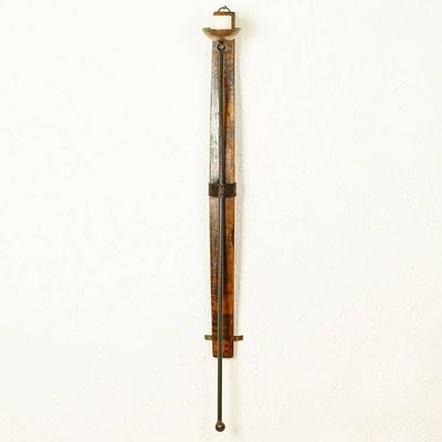 Alternate image for Mexican Iron and Wood Wall Sconce made from Barrel High Hacienda Lights