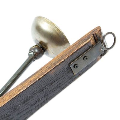 Alternate image for Mexican Iron and Wood Wall Sconce made from Barrel High Hacienda Lights